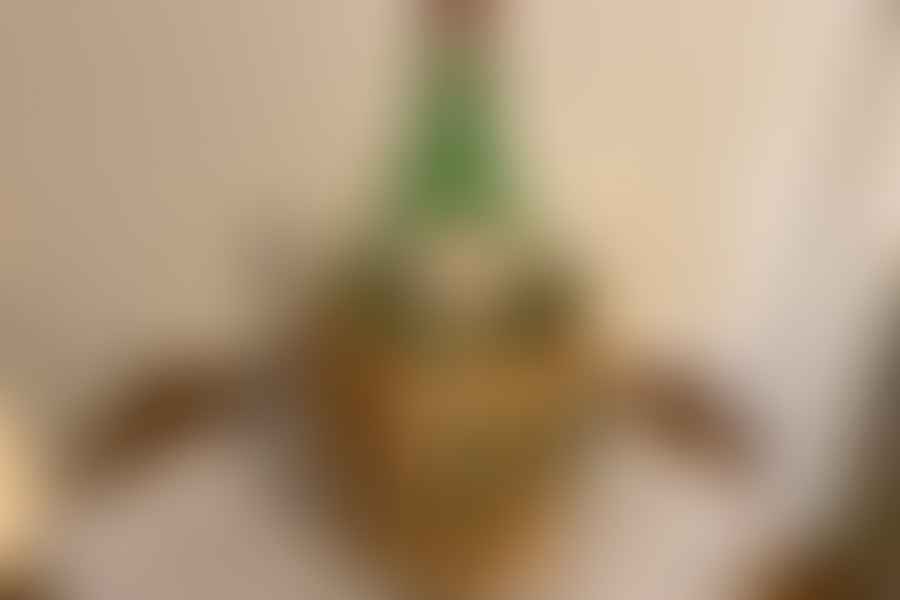 Chianti wine bottle